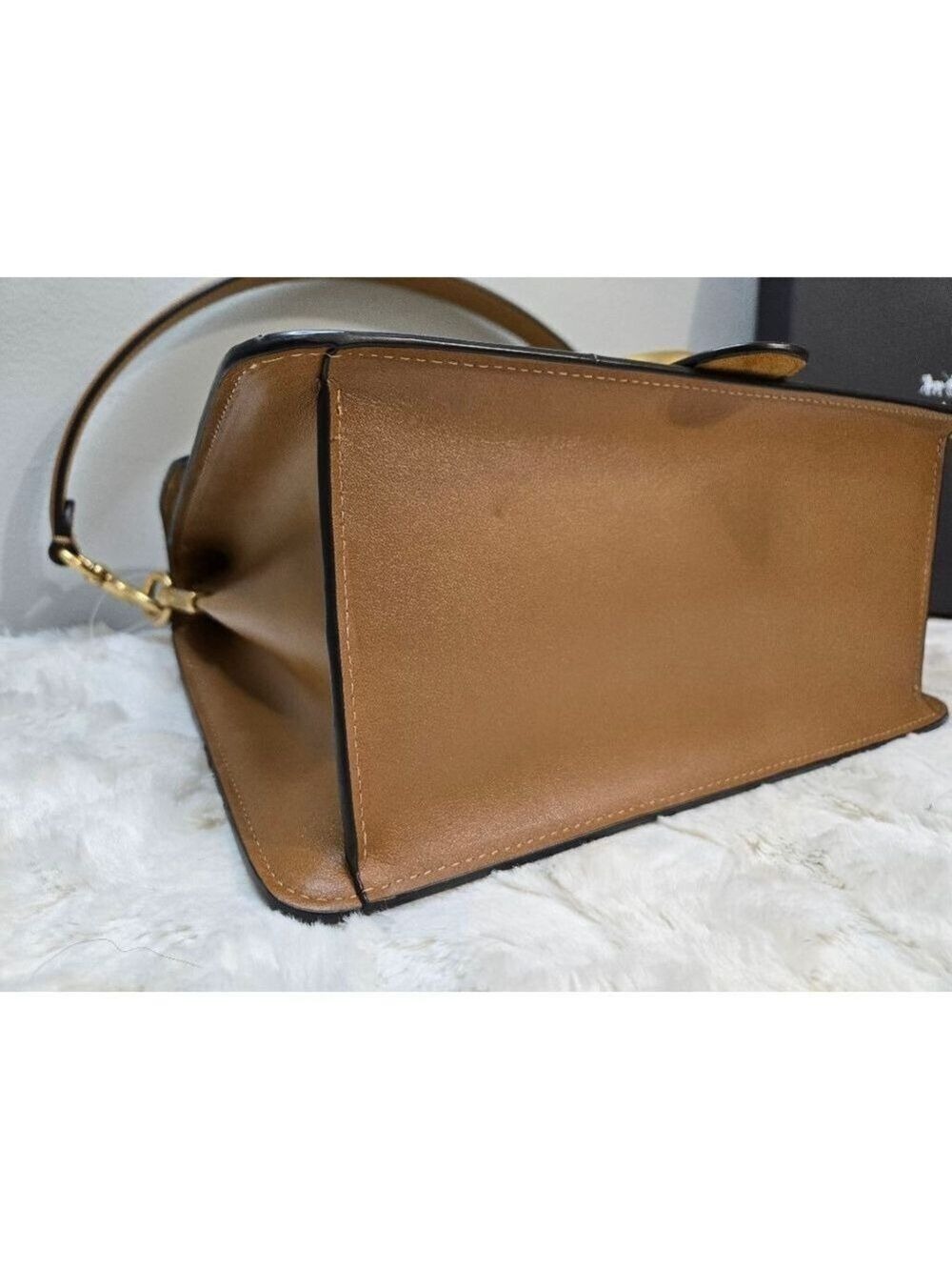 Coach Tabby Canvas Leather Flap Snap Shoulder Bag, NWT - Picture 15 of 16